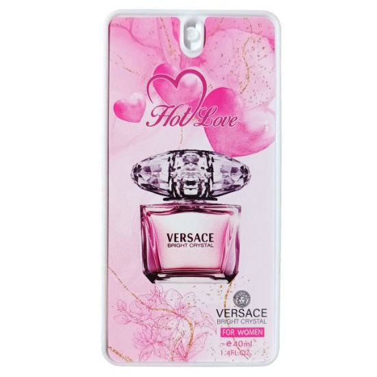 عطر جیبی زنانه هات لاو مدل Versace Bright Crystal حجم 40میلی لیتر