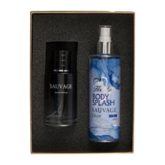 پک 2 عددی ادوپرفیوم و بادی اسپلش مردانه هات لاو مدل ساواج دیور