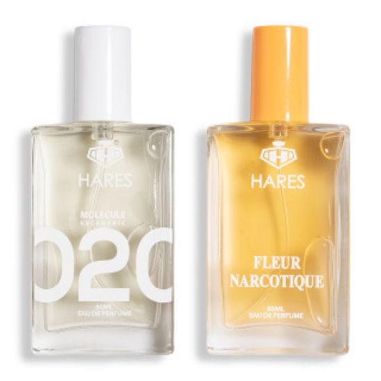 پک 2 عددی ادوپرفیوم حارث مدل Molecule حجم 50 میلی لیتر و Fleur Narcotique حجم 50 میلی لیتر